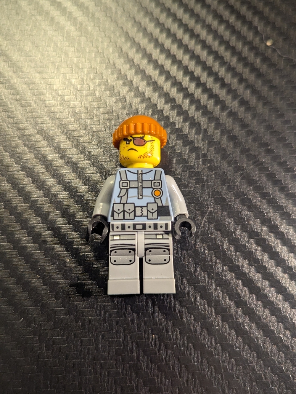 LEGO Minifigure Fisherman with Orange Beanie